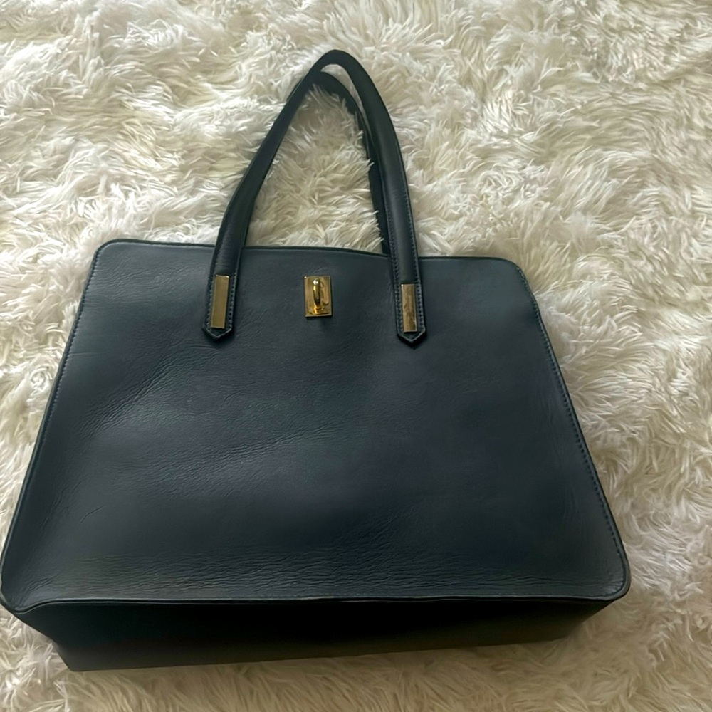 Vera Pelle. Made in Italy blue purse.